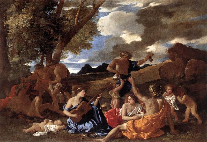 POUSSIN, Nicolas Bacchanal: the Andrians af